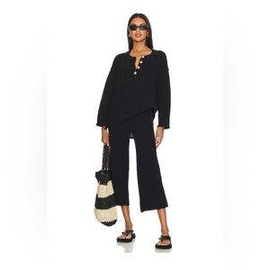 Free People Hailey Set Black Size Small